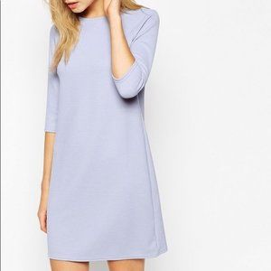 Light blue shift dress